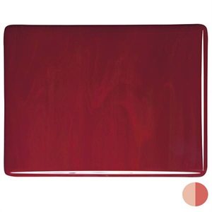 Bullseye glas 0224-0030 Deep Red Opal 3mm